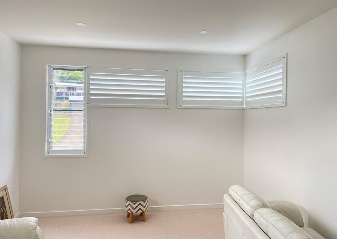 Window Shutter in White Room — Premium Window Coverings In Bribie Isalnd, QLD