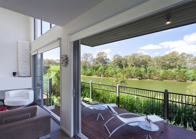 Interior Of Home Viewing Balcony — Premium Window Coverings In Peregian Beach, QLD
