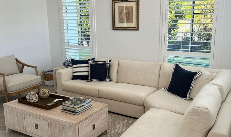 Spacious Living Room — Premium Window Coverings In Chevallum, QLD